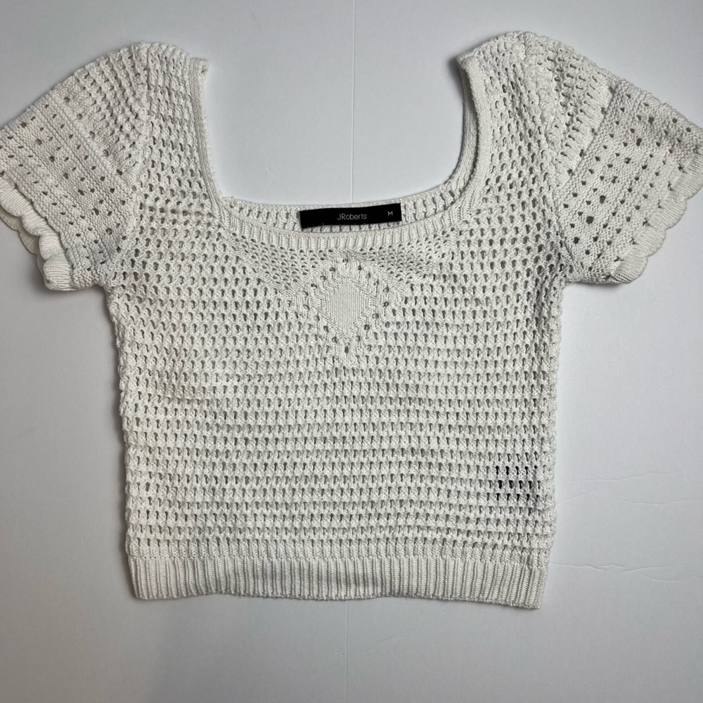 Women’s JRoberts White Crop Top